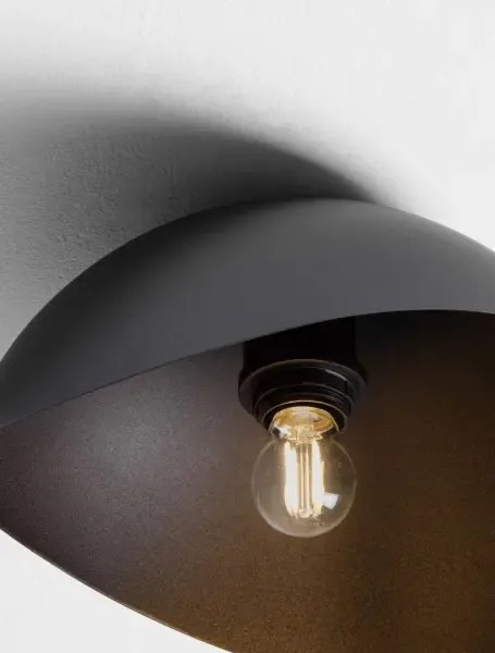 LED čierne moderné stropné svietidlo Opsi 30