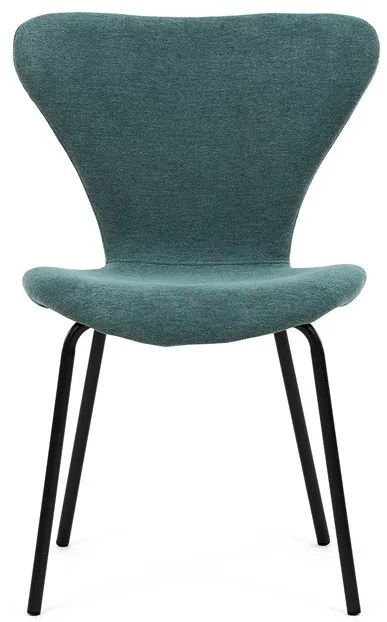 Autronic BONTEC Jedálenská stolička, modrá, látka, CT-S8010 BLUE2 Farba: Strieborná
