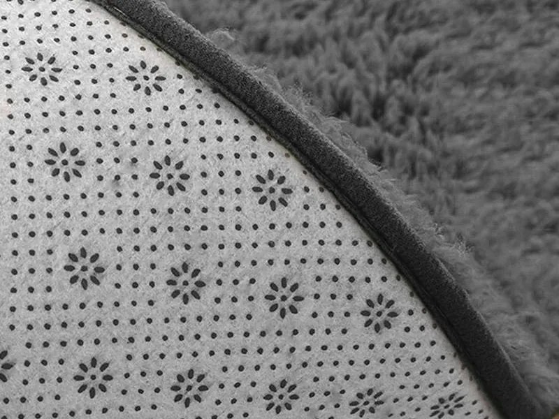 TZ Tmavosivý obdĺžnikový koberec Alpaka Rozmer: 60x120 cm