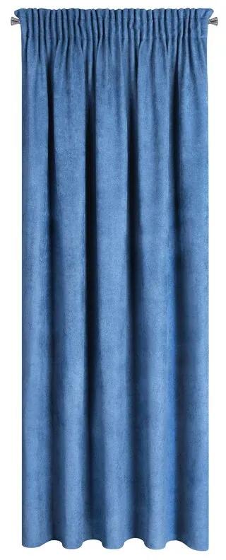 Námornicky modrý záves na páske AMAYA 140 x 250 cm