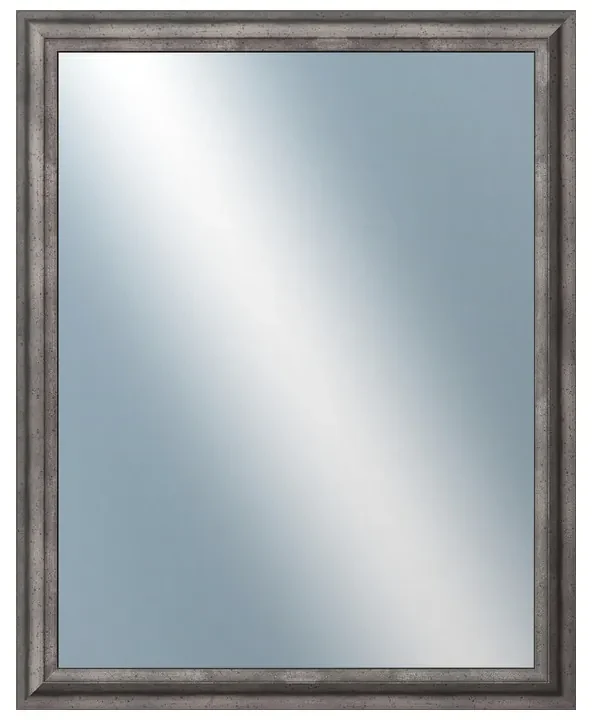 DANTIK - Zrkadlo v rámu, rozmer s rámom 40x50 cm z lišty TRITON cín (2146)
