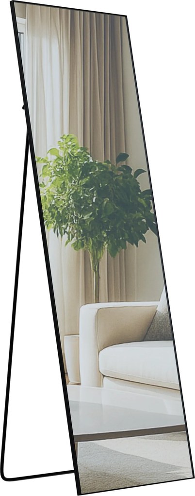 Zrkadlo Benicia 150x50 cm - čierne matné