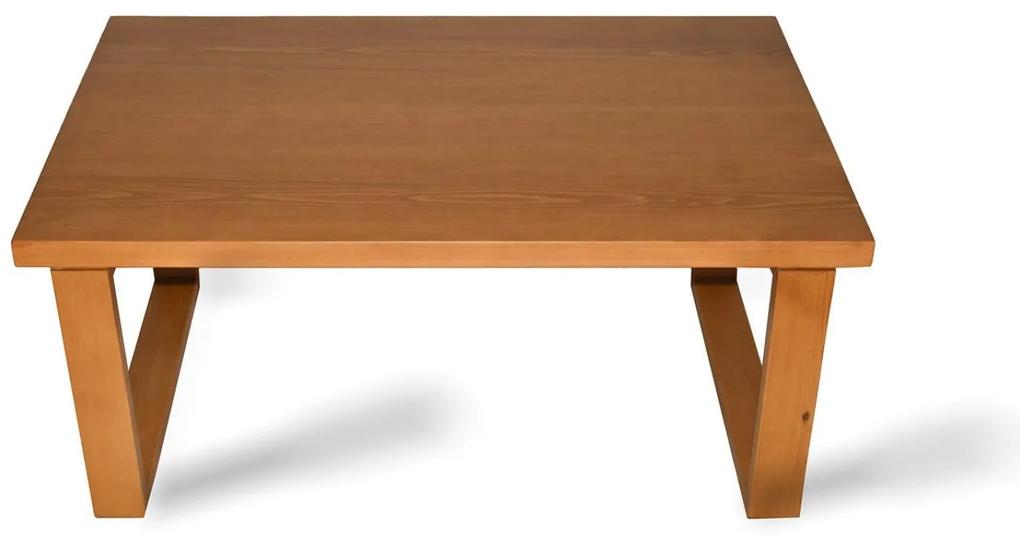 Masívny konferenčný stolík DIERO 100 cm, buk, prírodný