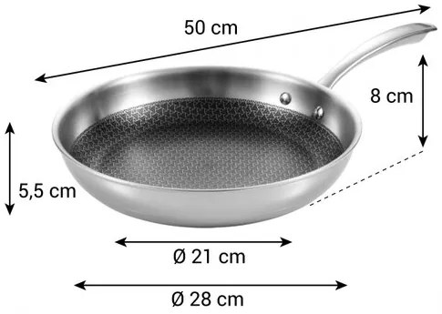 TESCOMA Panvica SteelCRAFT ¤ 28 cm, 28 cm