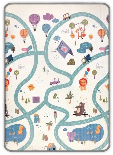 Rolovacia podložka pre deti Kinder 120x178 cm - zvieratá