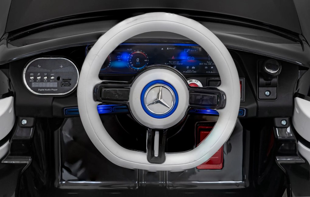 Ramiz Mercedes Benz AMG EQA pre deti čierna