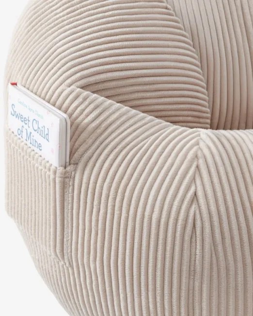 Sedací vak s podnožkou COMFY 3.0 béžový