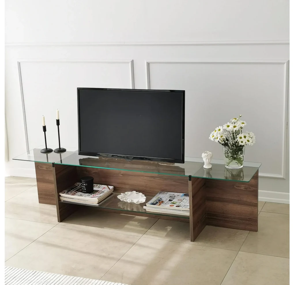 TV stolík Dosada (orech) . Akcia -19%. Vlastná spoľahlivá doprava až k Vám domov. 1095491