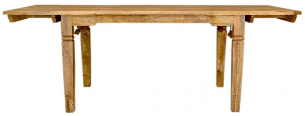 furniture-nabytek.cz - Jedálenský stôl z masívu rozkladací až pre 10 osôb z dreva mango 140/220x90