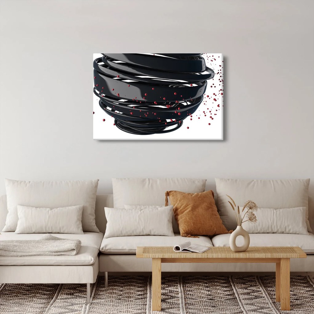 Obraz - Abstrakcia zemegule (90x60 cm)
