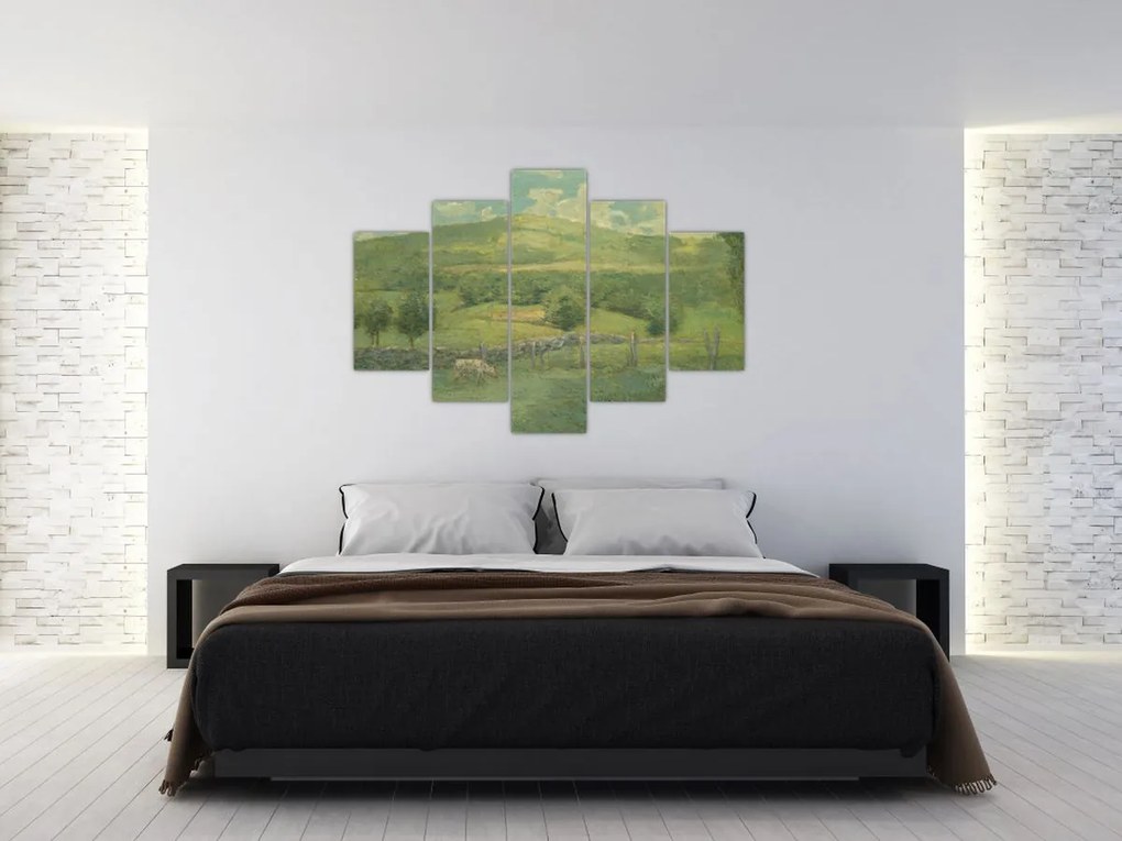 Obraz - Julian Alden Weir, Obweebetuck, reprodukcia (150x105 cm)