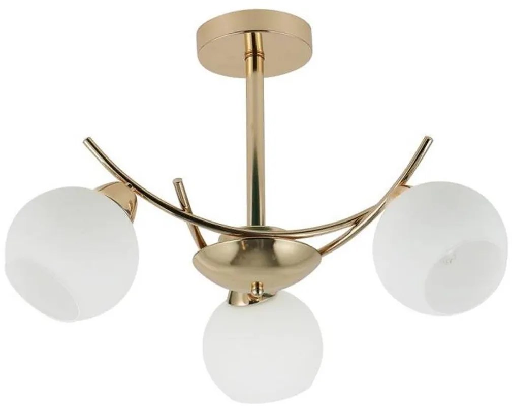 Luster na tyči AMOS 3xE27/40W/230V zlatá