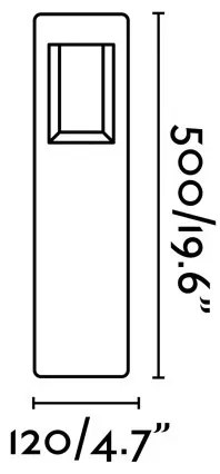 FARO 71199 - LED Vonkajšia lampa NAYA LED/8W/230V IP54