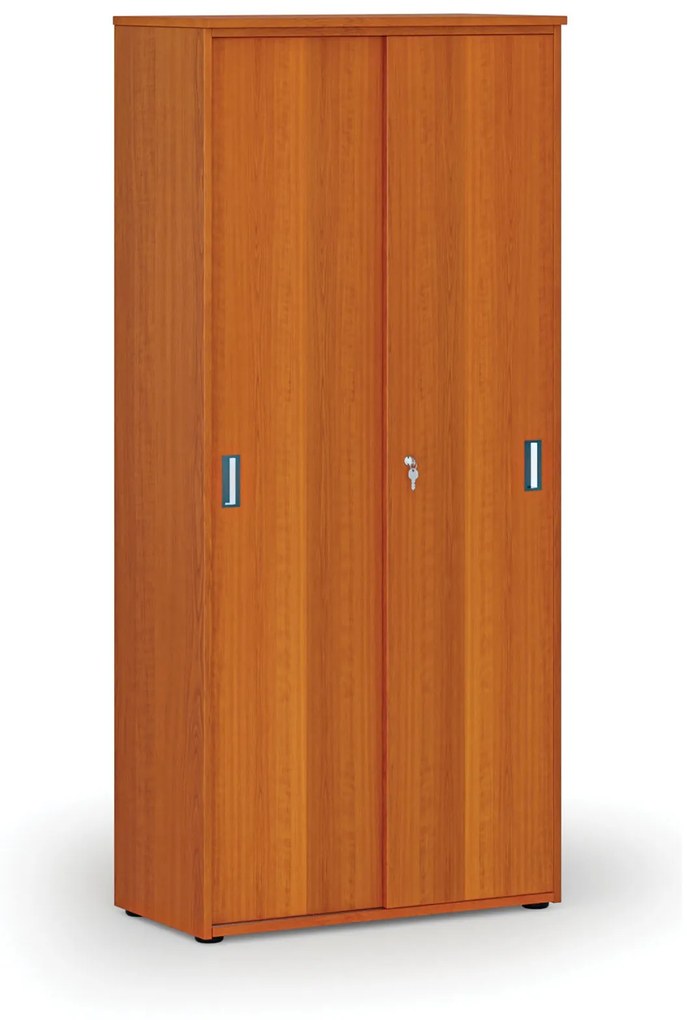 Skriňa so zasúvacími dverami PRIMO WOOD, 1781 x 800 x 420 mm, čerešňa