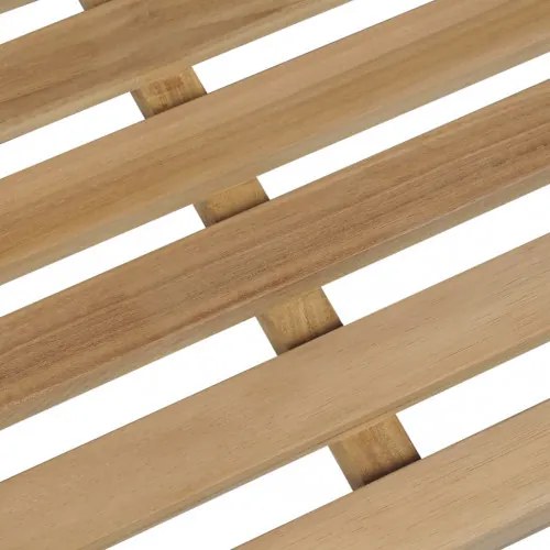 vidaXL Záhradná lavička s červenou podložkou 150 cm tíkový masív-