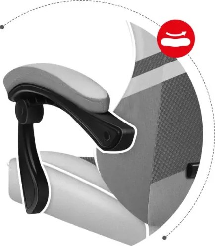 Herná stolička Force 4.4 White Mesh