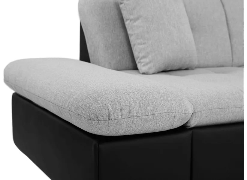 Rohová rozkladacia sedacia súprava Laviva Premium, Dostupné poťahy: Piano 21 + Piano 21 + Mokka 03, Strana: ľavá