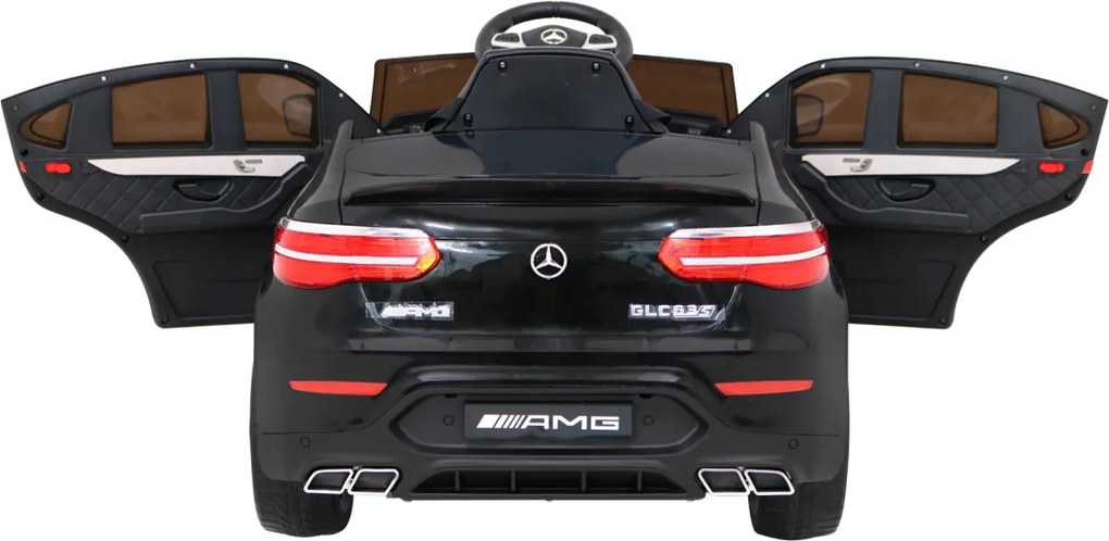 Ramiz Mercedes Benz GLC63S pre deti Čierna Suv + diaľkové ovládanie + pohon 4x4