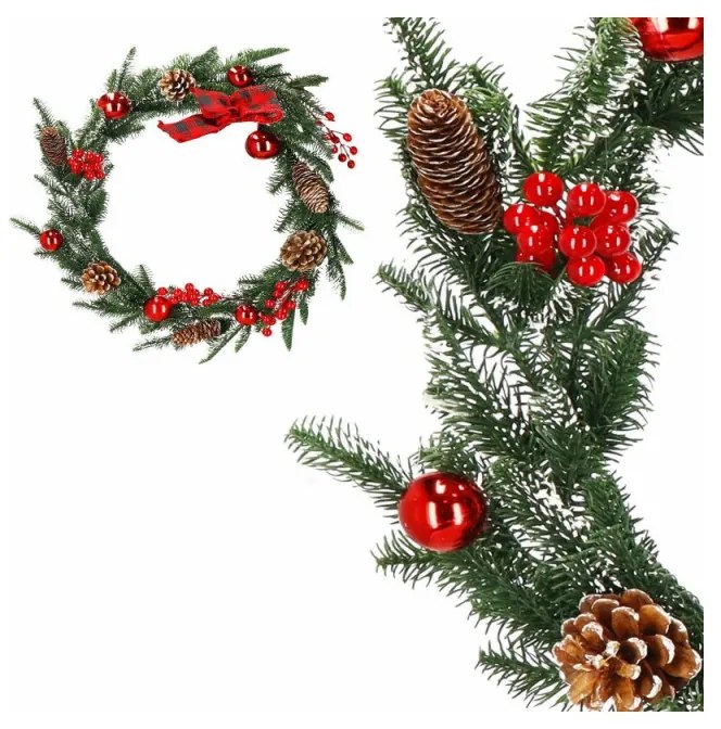 SPRINGOS Adventný veniec 150 cm