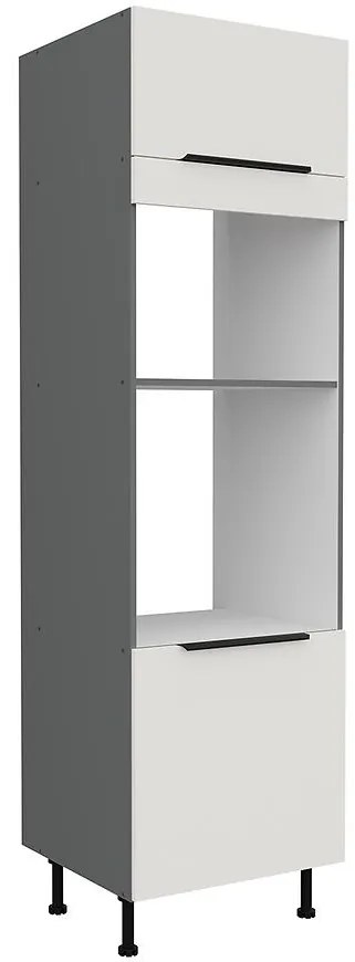 Kuchynská skrinka Aria-Wh/Ant Anti Fingerprint 60dpm-215 2f