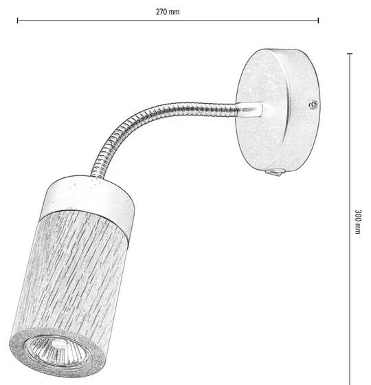 Bodové svietidlo Annick, 1x LED 5w (súčasť balenia), drevené tienidlo, olejovaný dub, b