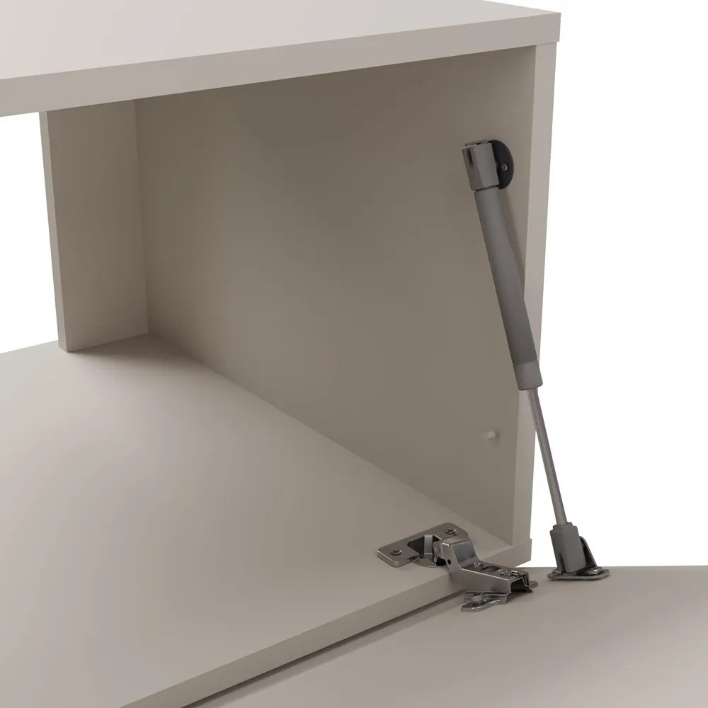 Závěsná skříňka pod umyvadlo s deskou Tigo 1D2S 140 cm kašmír