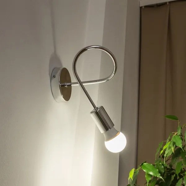 Nástenné svietidlo OXFORD 1xE27/15W/230V lesklý chróm