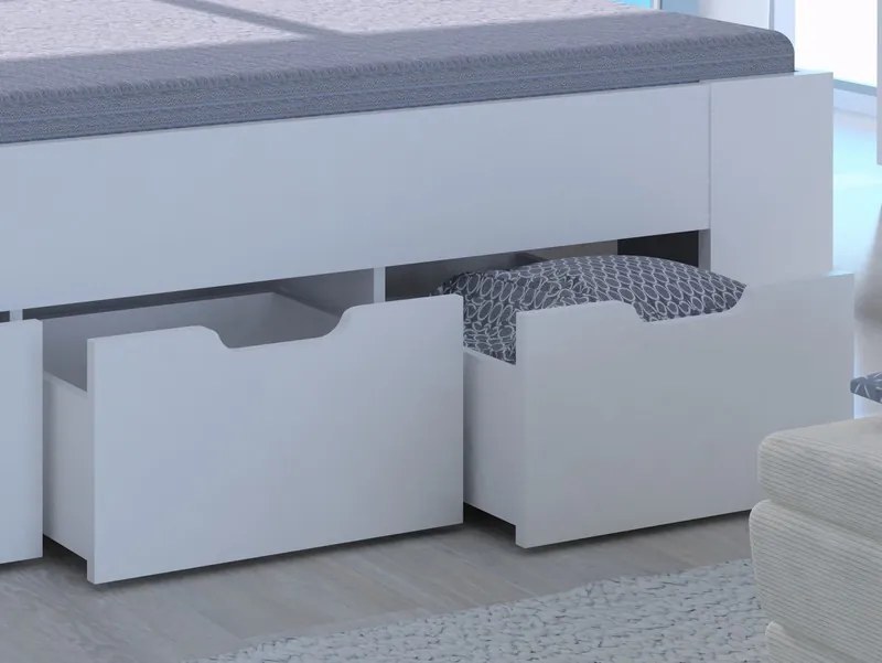 Posteľ Astral 140x200 cm, biela