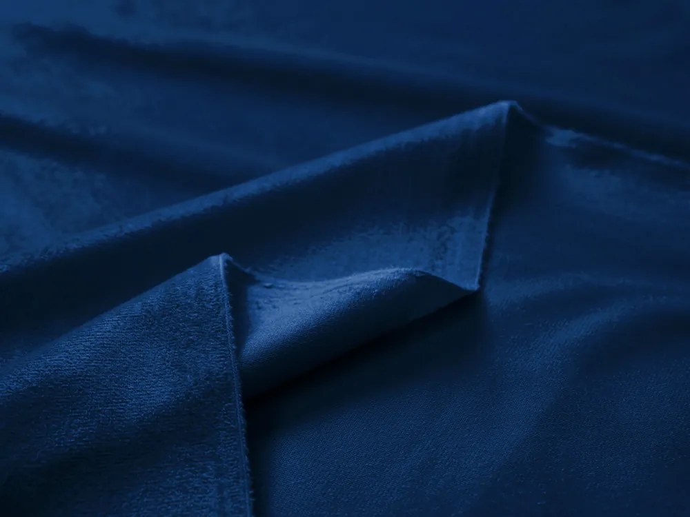 Biante Zamatový záves Velvet Prémium SVP-036 Námornícka modrá - šírka 135 cm 135x140 cm