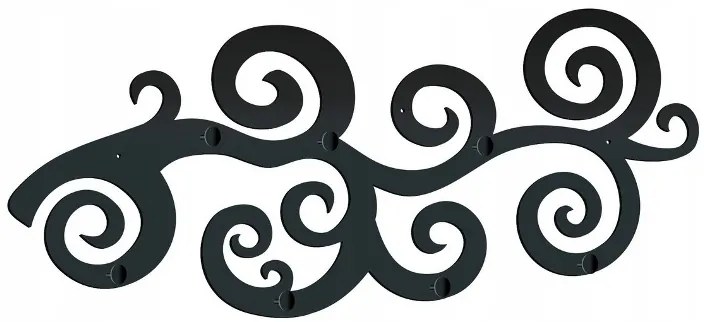 Dizajnový vešiak do chodby VETVIČKA CURLY