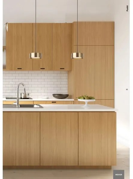 Redo 01-3101 - LED Luster na lanku PUNKT LED/6W/230V pr. 15 cm čierna