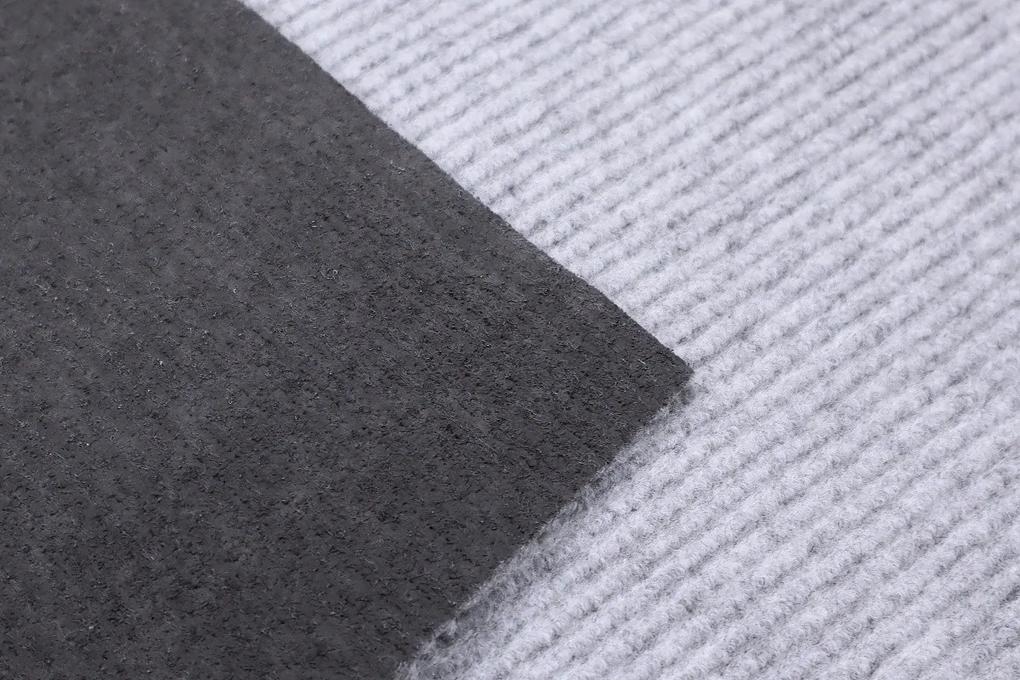 Vopi koberce Kusový koberec Quick step sivý - 80x150 cm