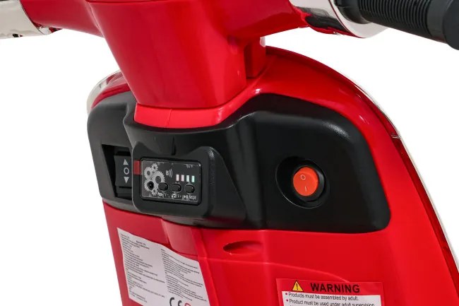 Elektrický skúter Vespa ROMA červený