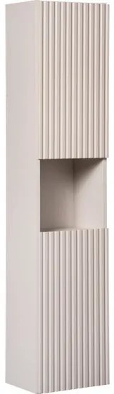 Koupelnová sestava Nova Cashmere s deskou, umyvadly a skříňkami 120 cm kašmírová/dub evoke