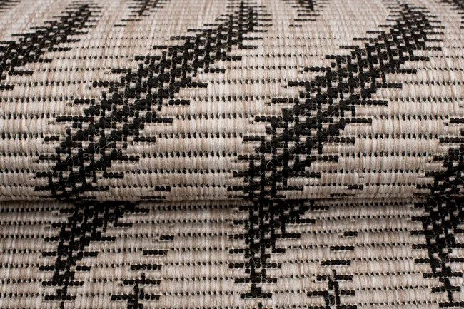Behúň Floorlux 20586 strieborný / čierny