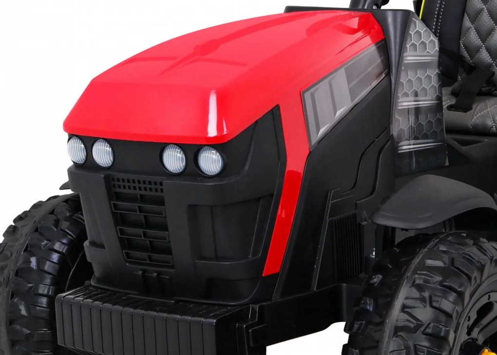 Traktor Titanium s vlečkou RAMIZ BDM0925 - červený