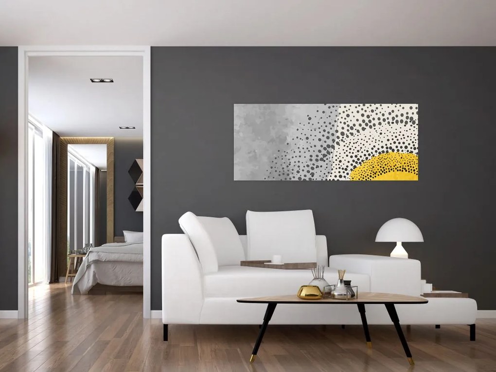 Obraz - Abstraktná maľba pláže N⁰3 (120x50 cm)