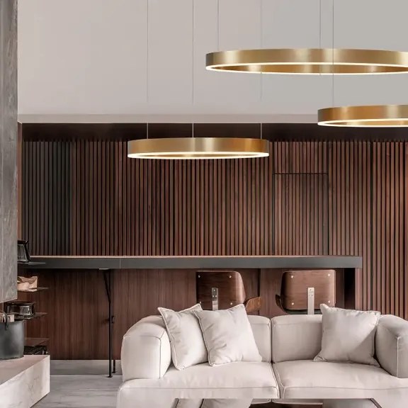 LED luster Motif 100 zlaté stmievateľné