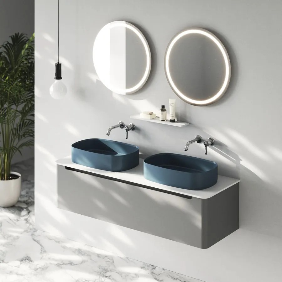 Sapho Sapho, NYX guľaté zrkadlo s LED osvetlením, priemer 50cm, NY500