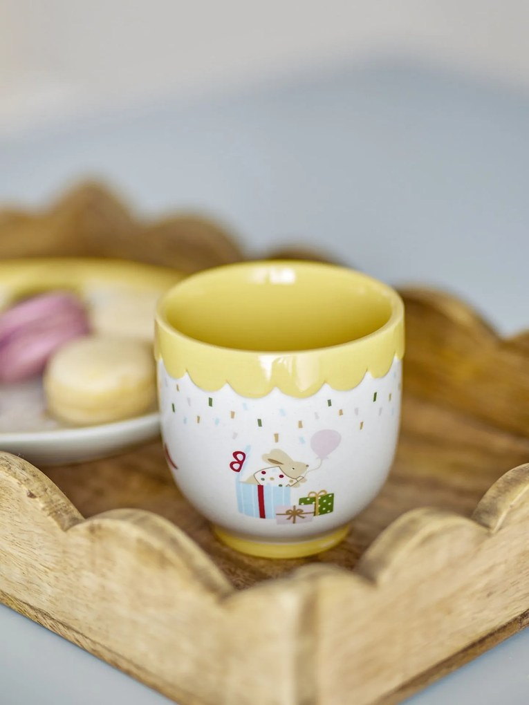 Bloomingville Keramický hrnček Celebrate Yellow 150 ml
