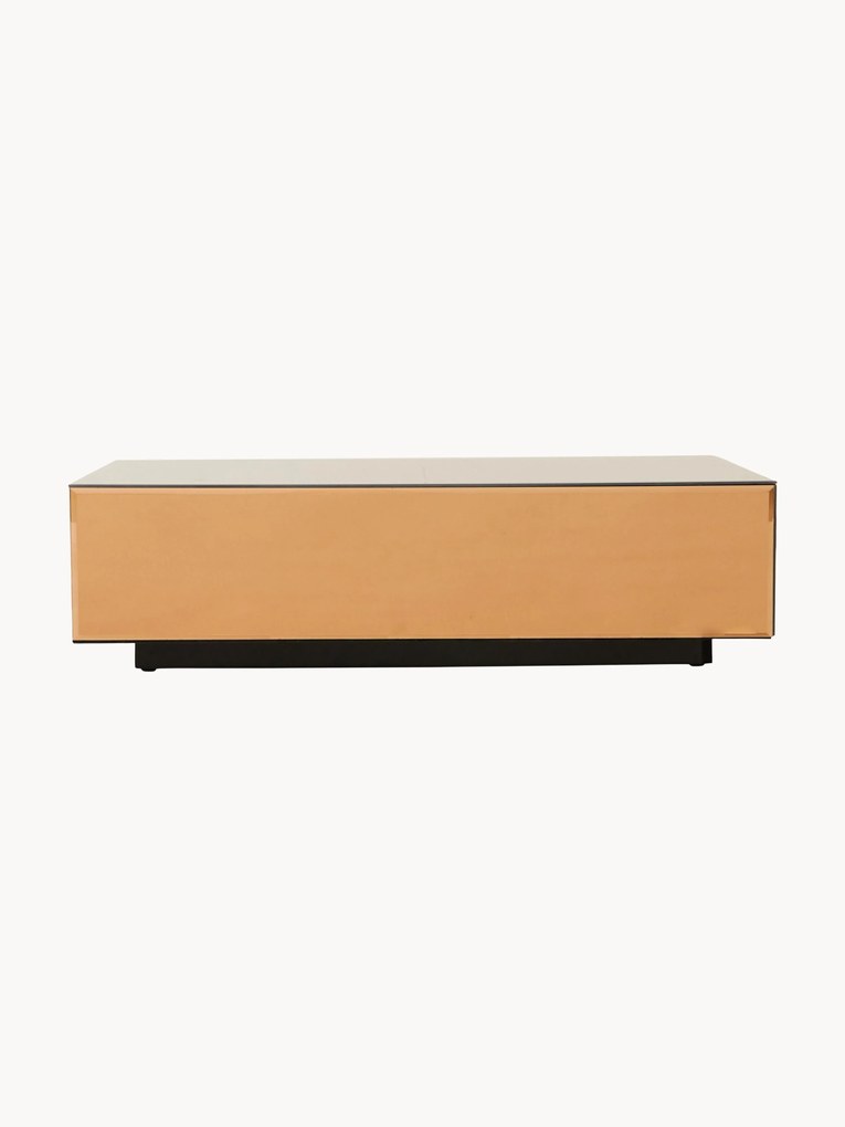 Ručne vyrobený konferenčný stolík Mirror, Š 90 cm