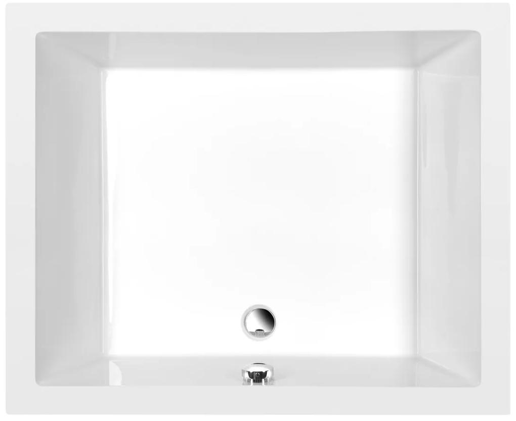 Polysan, DEEP hlboká sprchová vanička obdĺžnik 110x90x26cm, biela, 72363