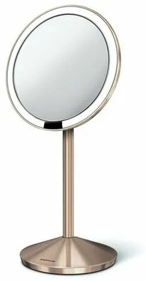Simplehuman Kozmetické LED zrkadlo Sensor Tru-lux, zväčšenie 10x, rose gold
