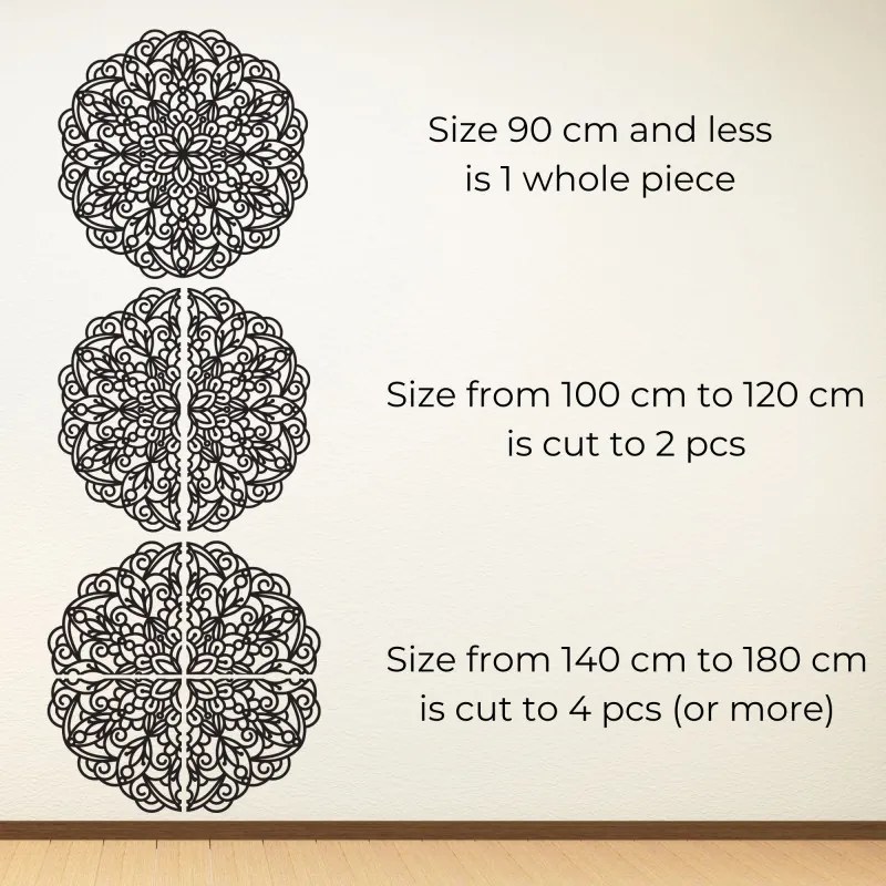 Drevená dekorácia stenu mandala I SENTOP PR0248