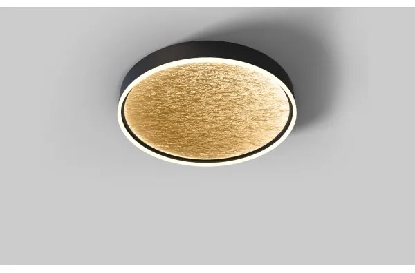 Wofi 9002-104L-LED Stmievateľné stropné svietidlo BORDEAUX LED/60W/230V čierna/zlat