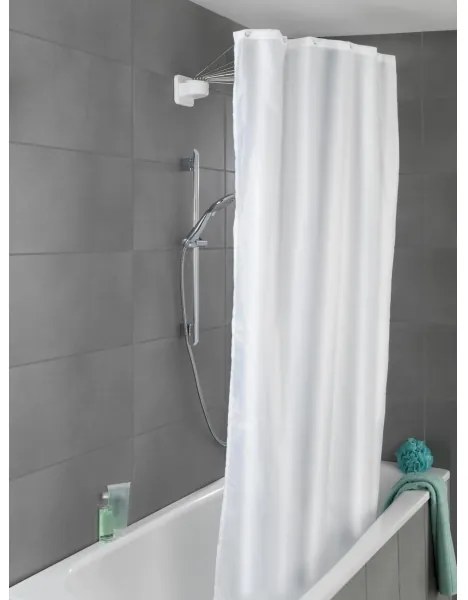 WENKO 23863100 - Sprchový držiak 96x72 cm nerez/biela