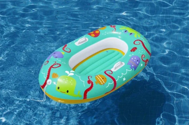 Nafukovací čln Bestway 34009 rybky 119x79 cm