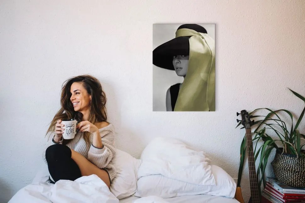 Art Group Obraz na plátne Audrey Hepburn Hat Rozmery: 60 x 80 cm