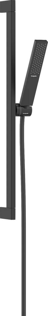 Hansgrohe Pulsify E, sprchová súprava 100 1jet EcoSmart+ so sprchovou tyčou 650 mm, čierna matná, HAN-24371670