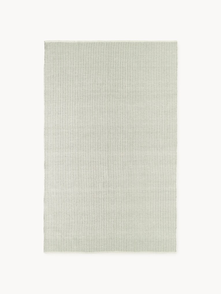 Ručne tkaný pruhovaný koberec do interiéru/exteriéru Turner